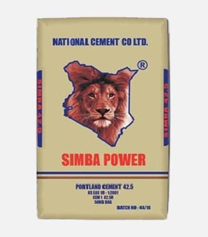 Simba Power Cement 42.5N roofing sheet